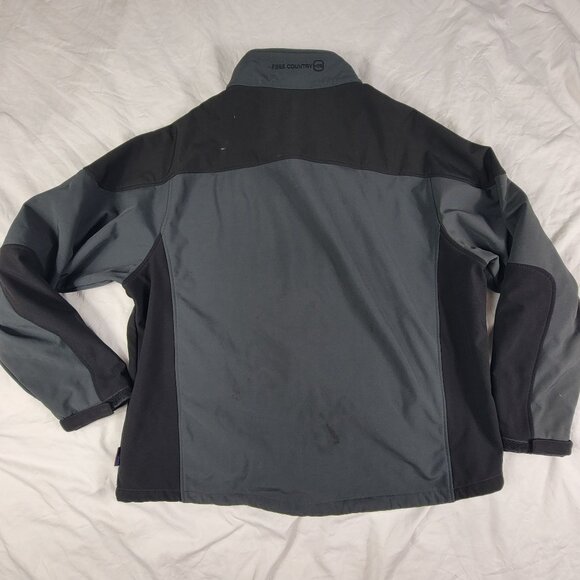 Free Country Mens 3XL Black Gray Full Zip Jacket Winter Warm Casual Outdoors - Picture 2 of 13